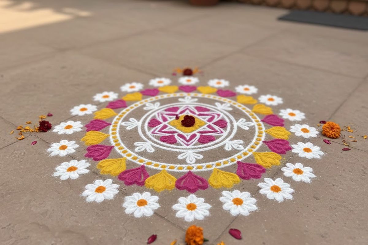 Simple Rangoli Design