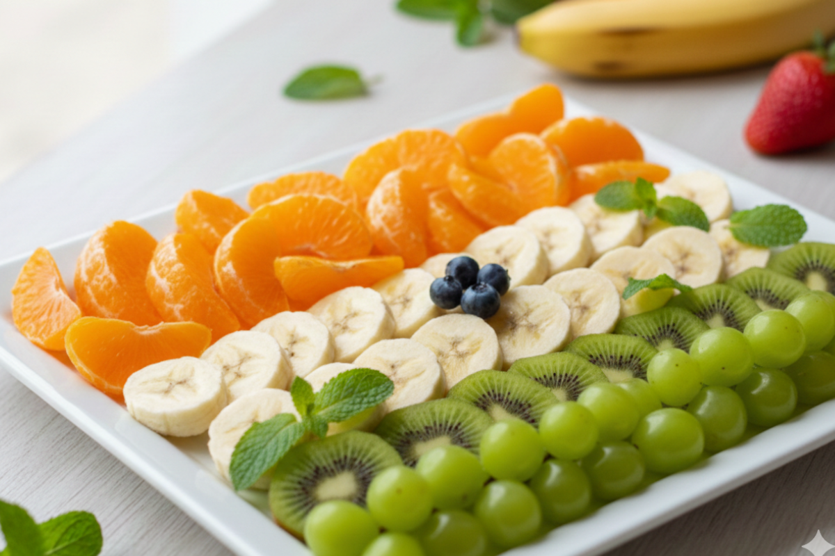 Tricolor Fruit Platter