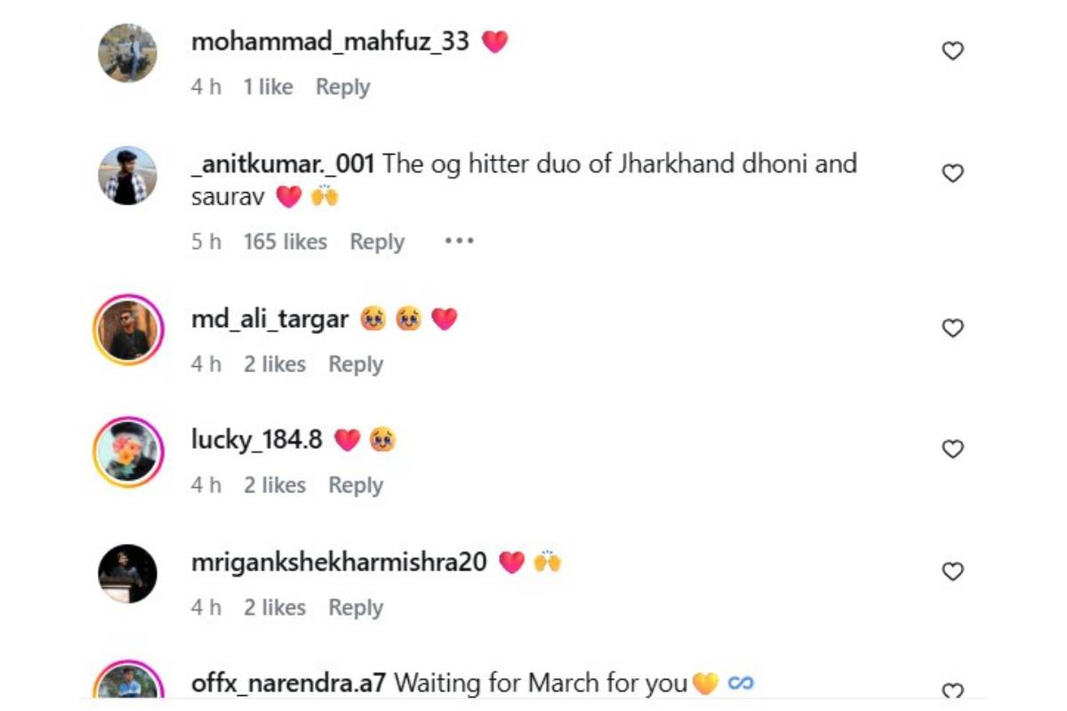 fans Reaction on MSD Post
