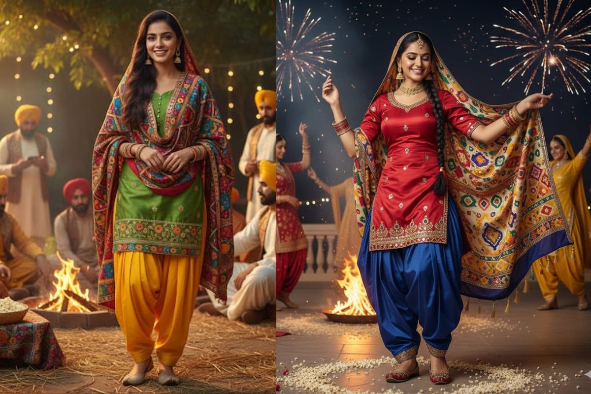 Patiala Suit For Lohri