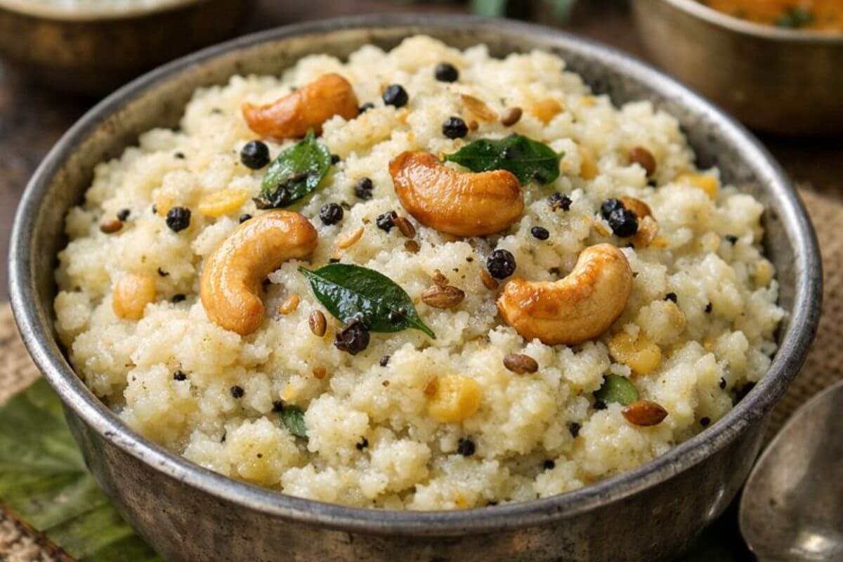 Pongal Special Recipe Ideas: पोंगल के खास मौके जरूर ट्राई करें ये 7 साउथ इंडियन स्पेशल रेसिपी, जो स्वाद में हैं लाजवाब 4 Rava Pongal Image