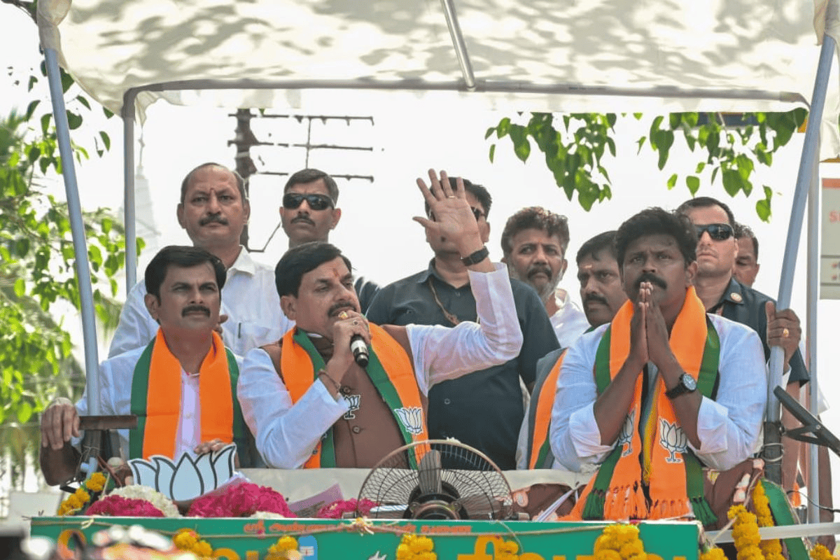 तमिलनाडु चुनाव प्रचार में सीएम मोहन यादव का दिखा अलग अंदाज, कांग्रेस और DMK को निशाने पर लिया