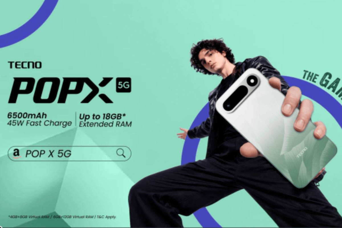 TECNO POP X 5G भारत में लॉन्च, बजट में मिलेंगे AI फीचर्स और बड़ी बैटरी