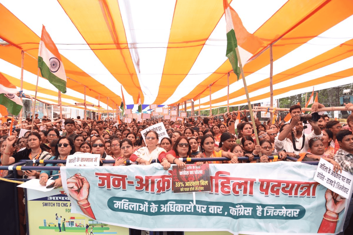 नारी शक्ति वंदन अधिनियम पर बिहार में घमासान, बिहार बीजेपी चीफ बोले- विपक्ष ने छीना महिलाओं का अधिकार