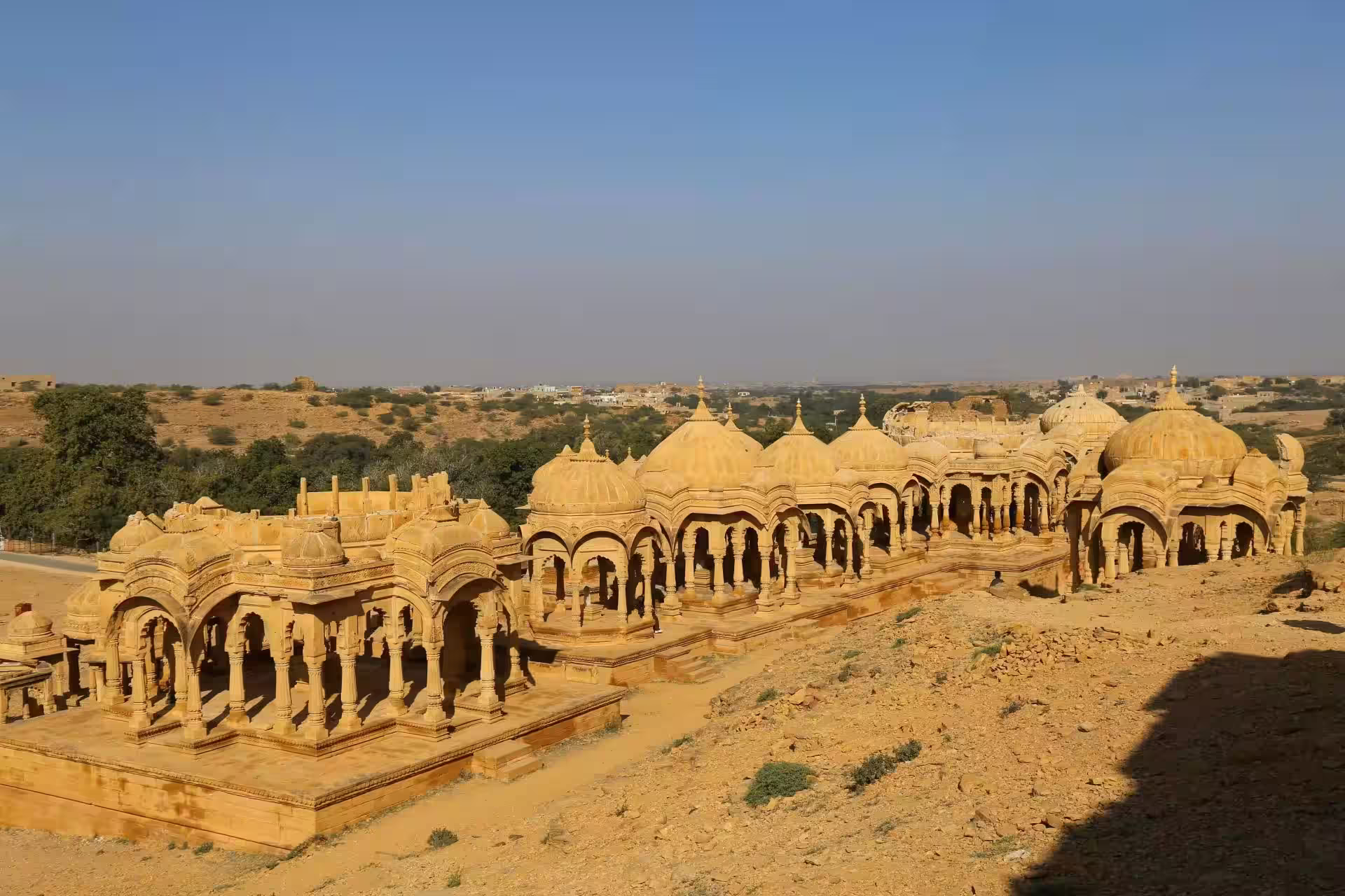 Jaisalmer Golden City fort and desert