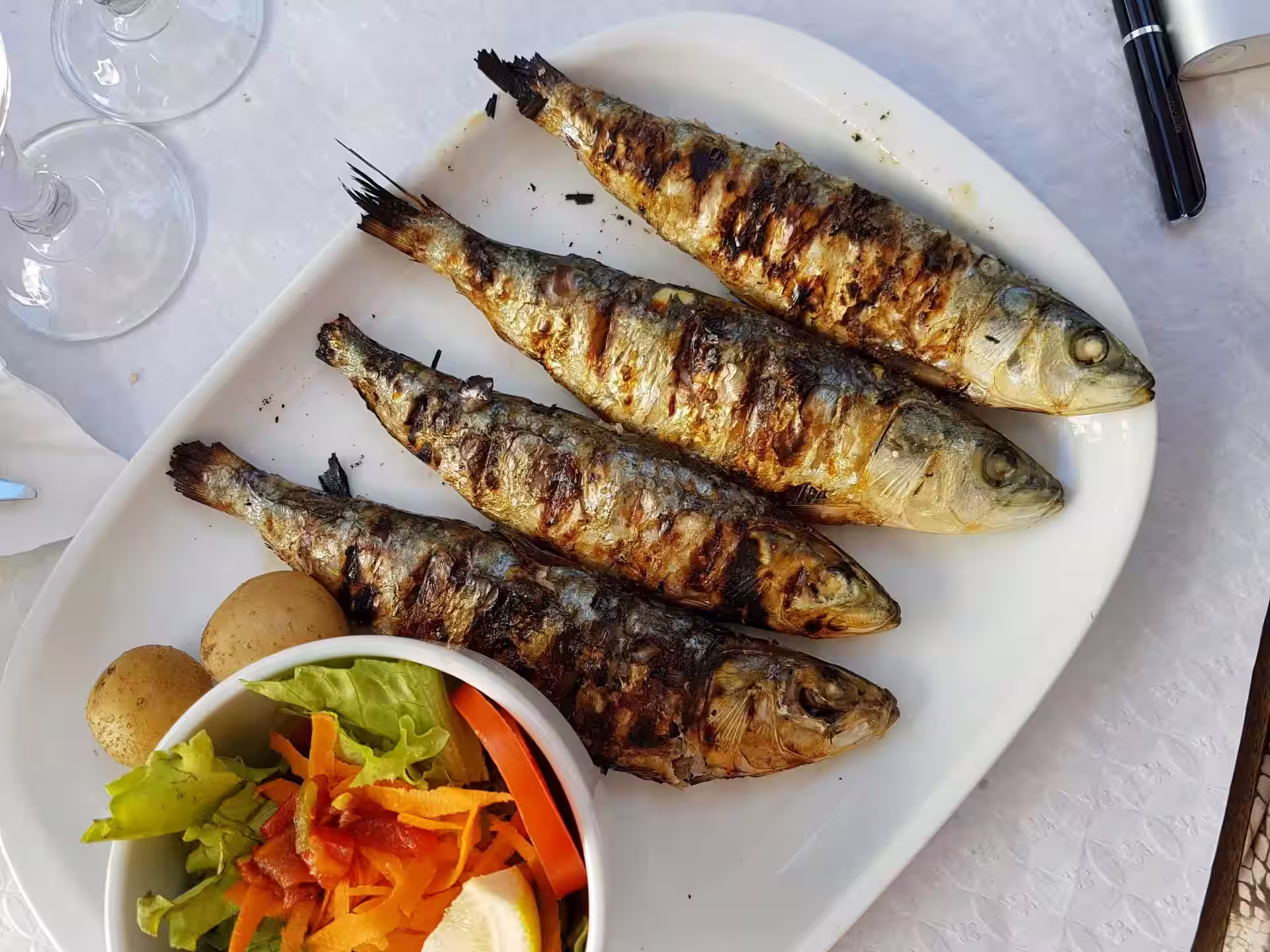 Local grilled fish cuisine of Rwanda Traditional grilled fish dish from Rwanda