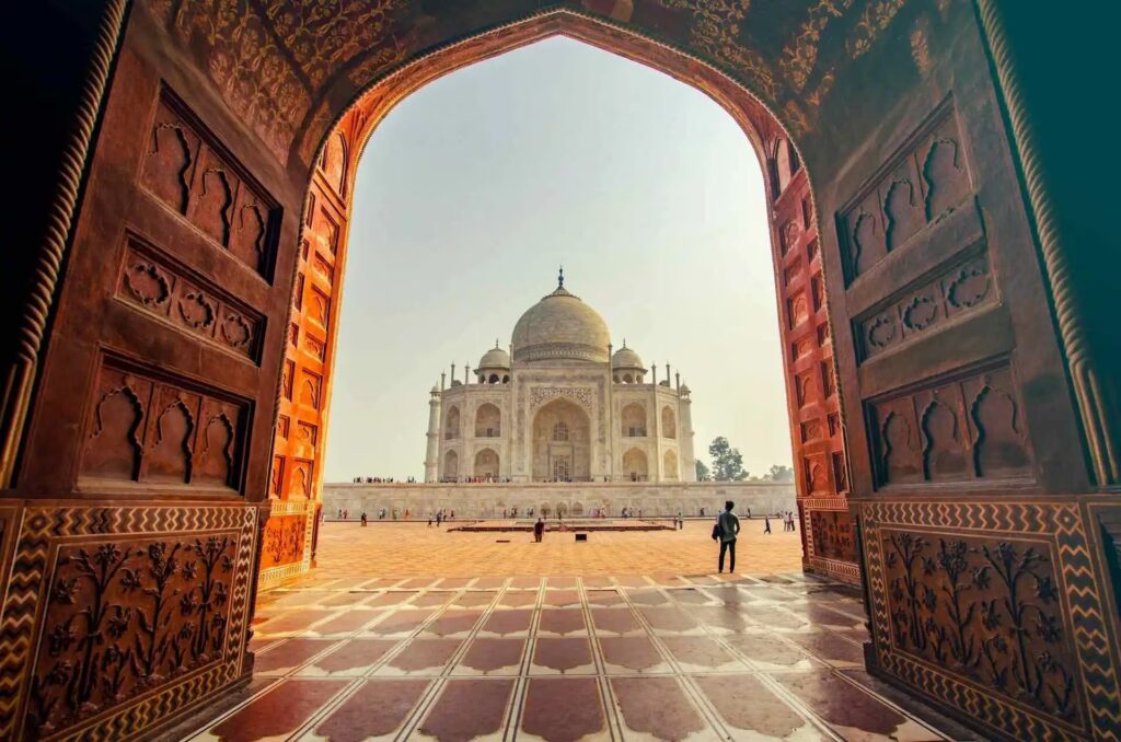 World Heritage site of India Tajmahal