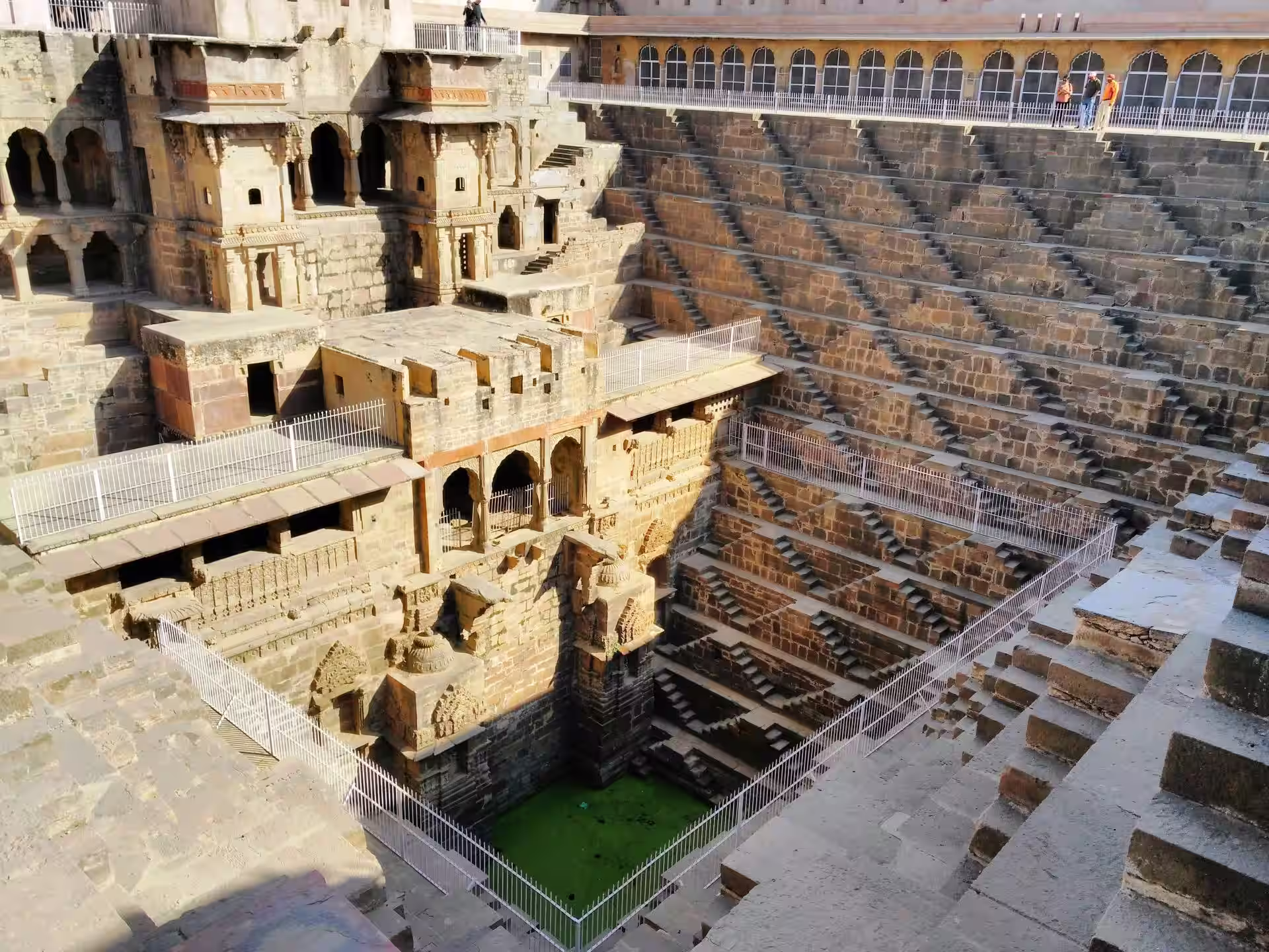 Chand Baori stepwell near Jaipur Rajasthan