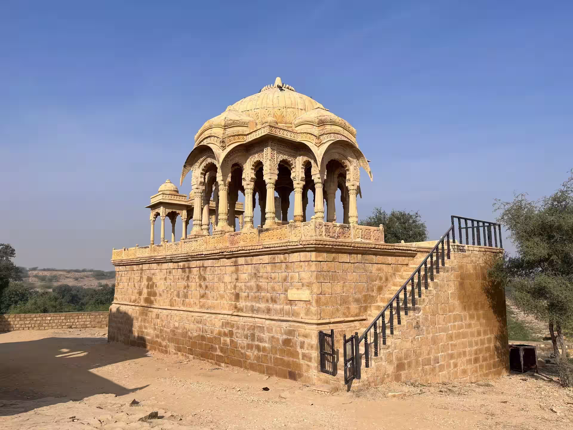 Royal cenotaphs at Bada Bagh near Jaisalmer