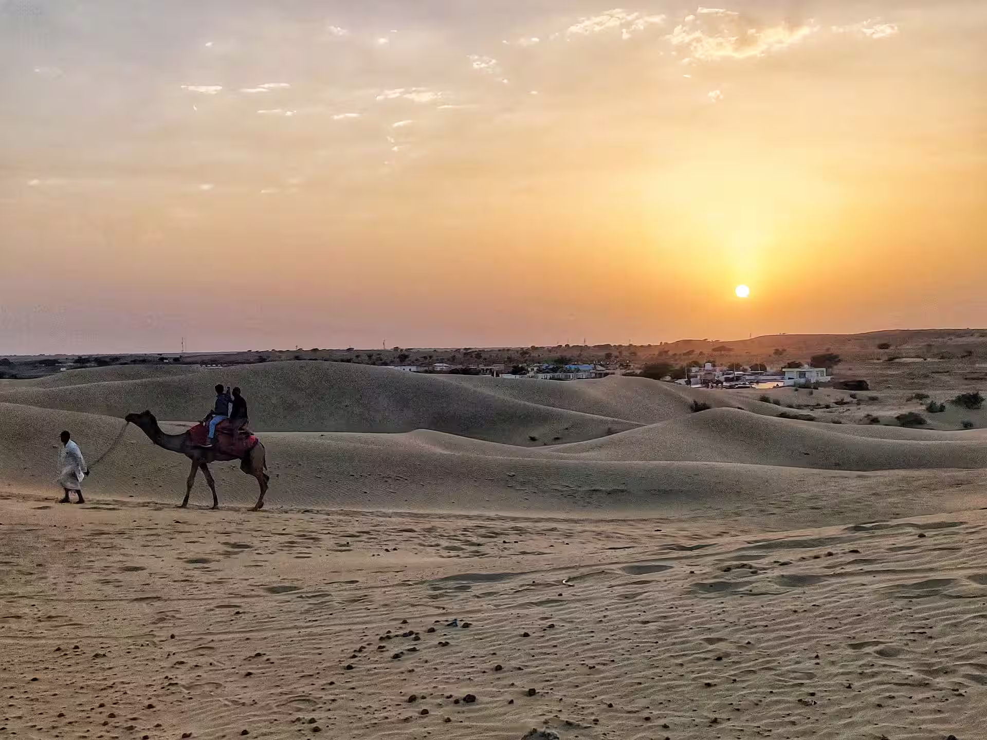 Sunset view from Vyas Chhatri in Jaisalmer