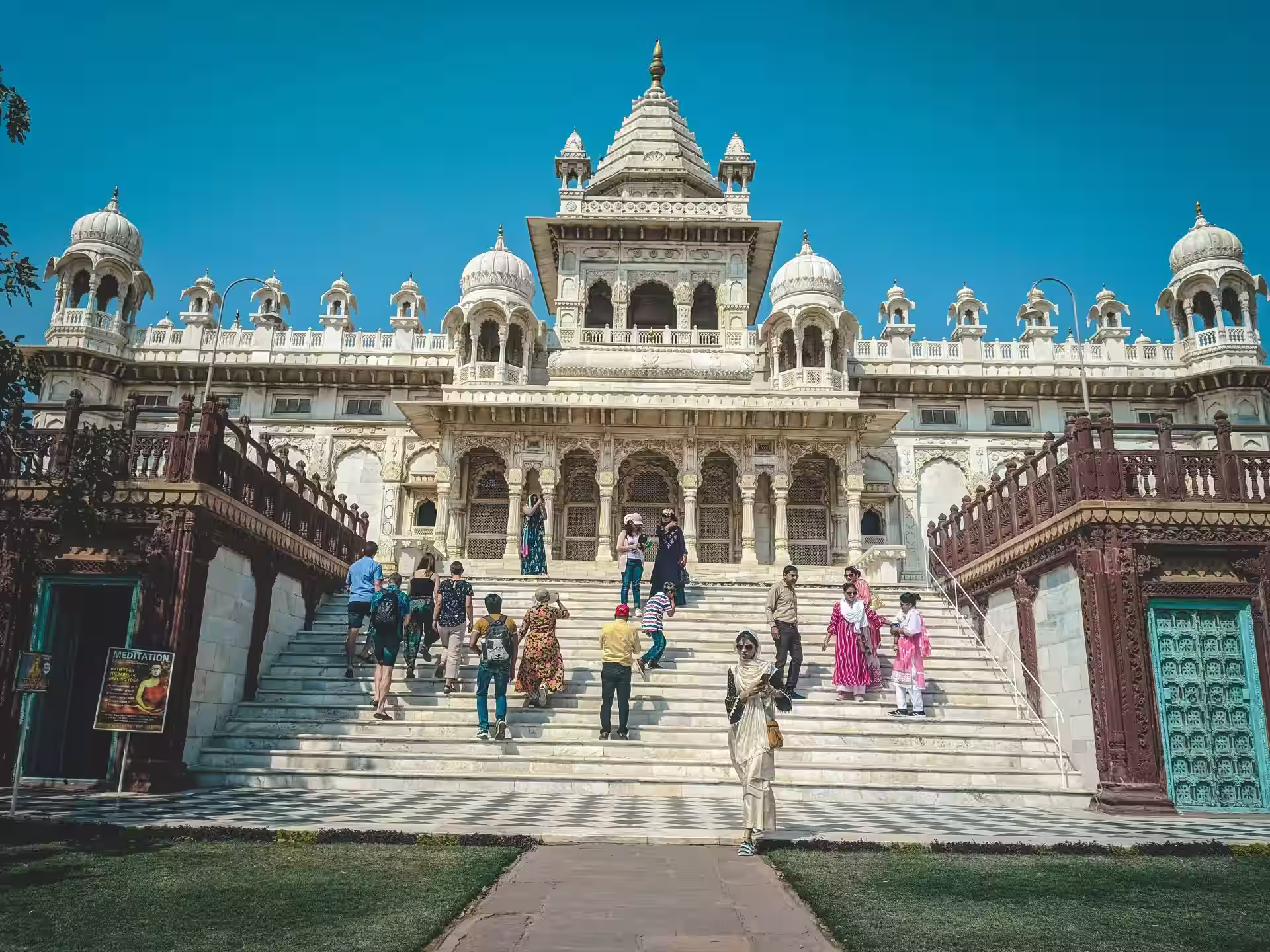 Jaswant Thada marble cenotaph in Jodhpur