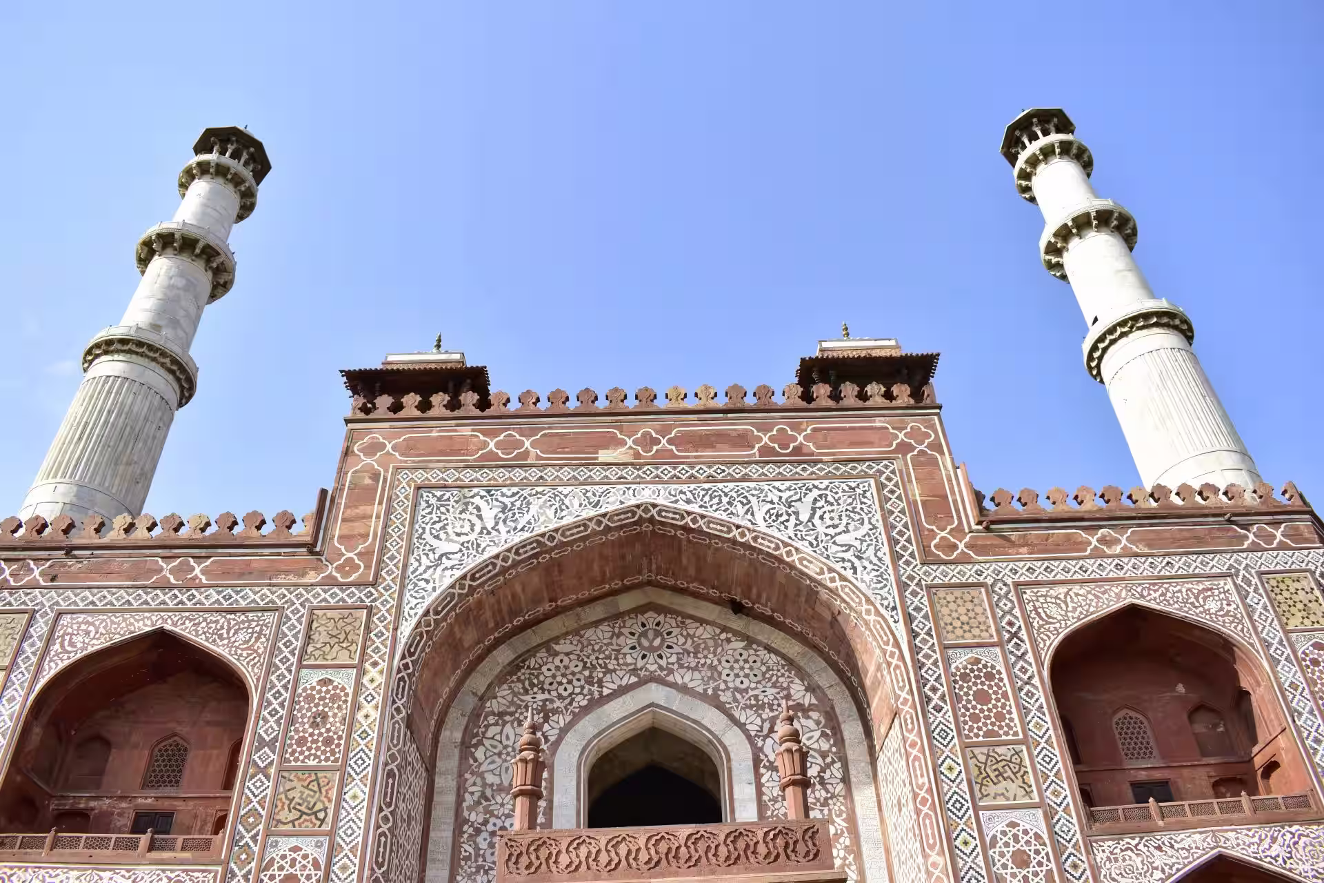Tomb of Akbar at Sikandra in Agra