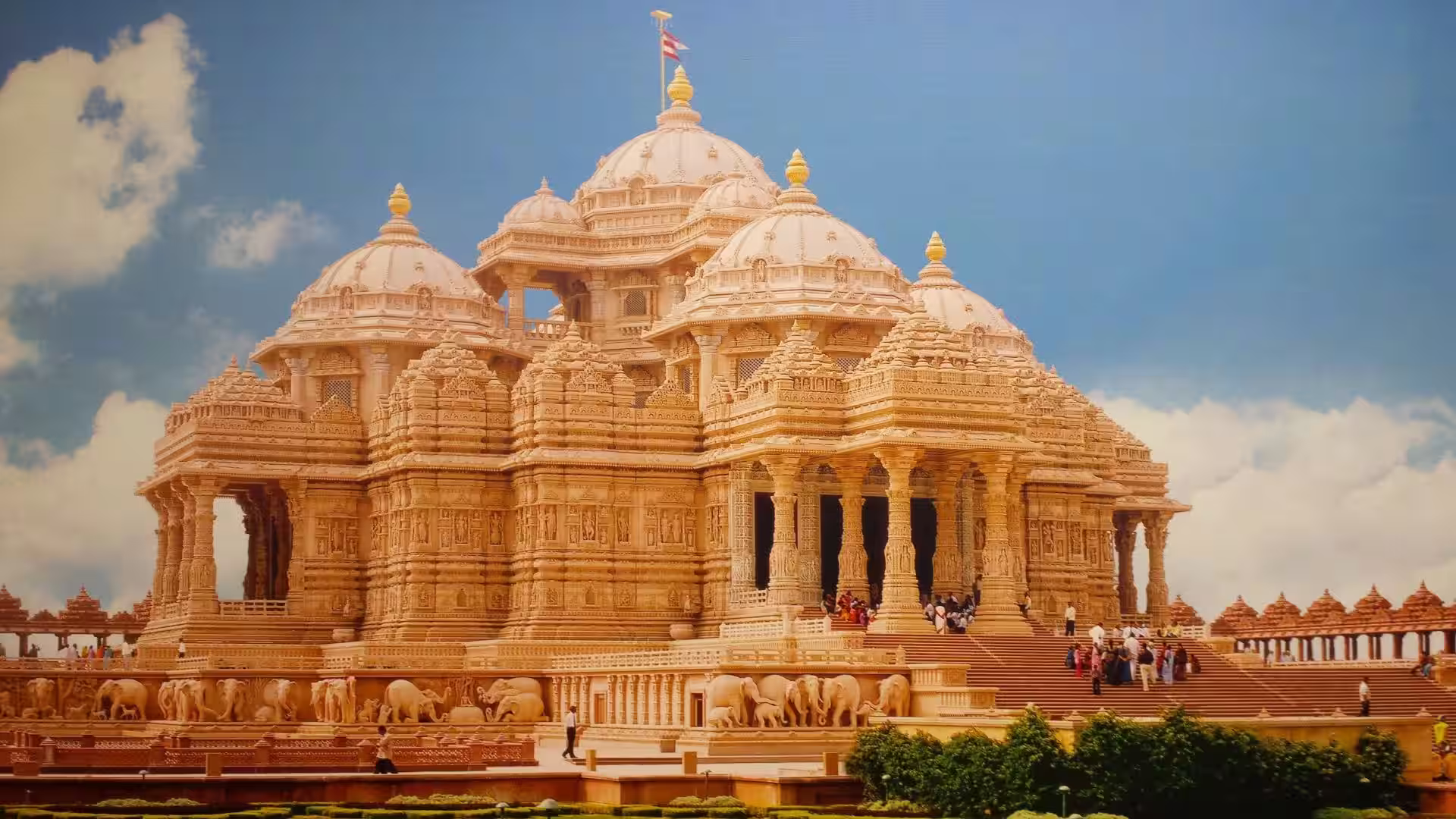 Akshardham Temple Delhi Architecture Swaminarayan Akshardham temple complex in Delhi