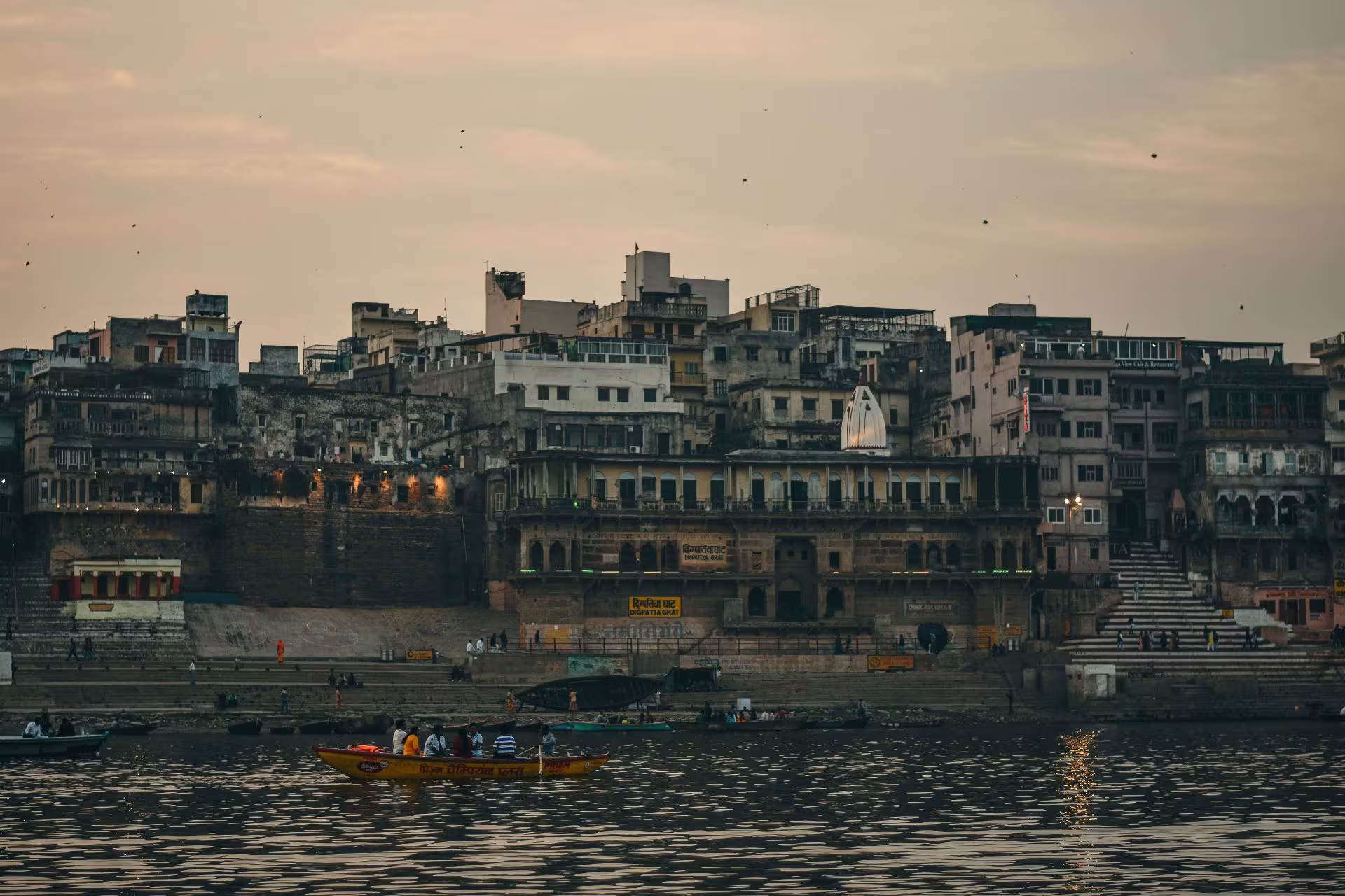 Varanasi ghats and Kashi Vishwanath spiritual city in Uttar Pradesh