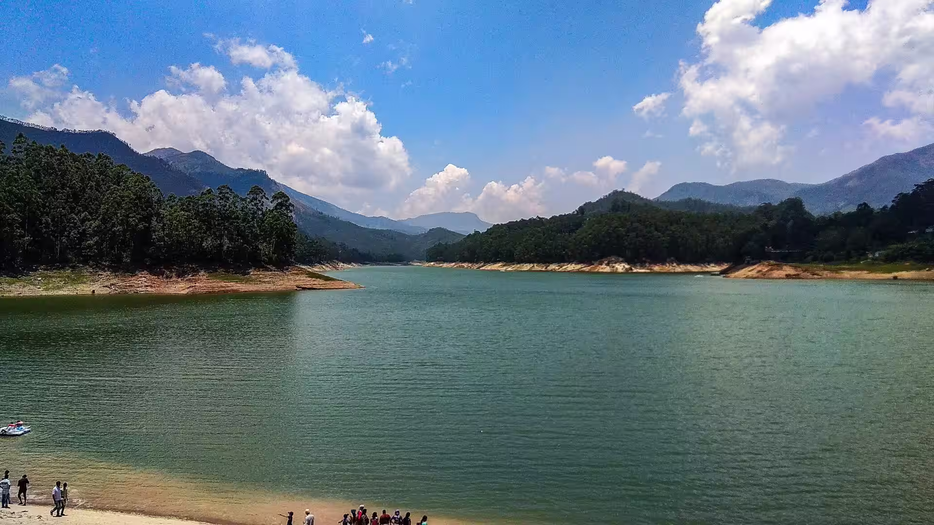 Scenic Mattupetty Dam Munnar Scenic landscape around Mattupetty Dam Munnar Kerala