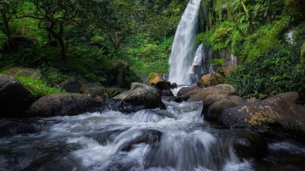 Lakkom Waterfalls in munnar