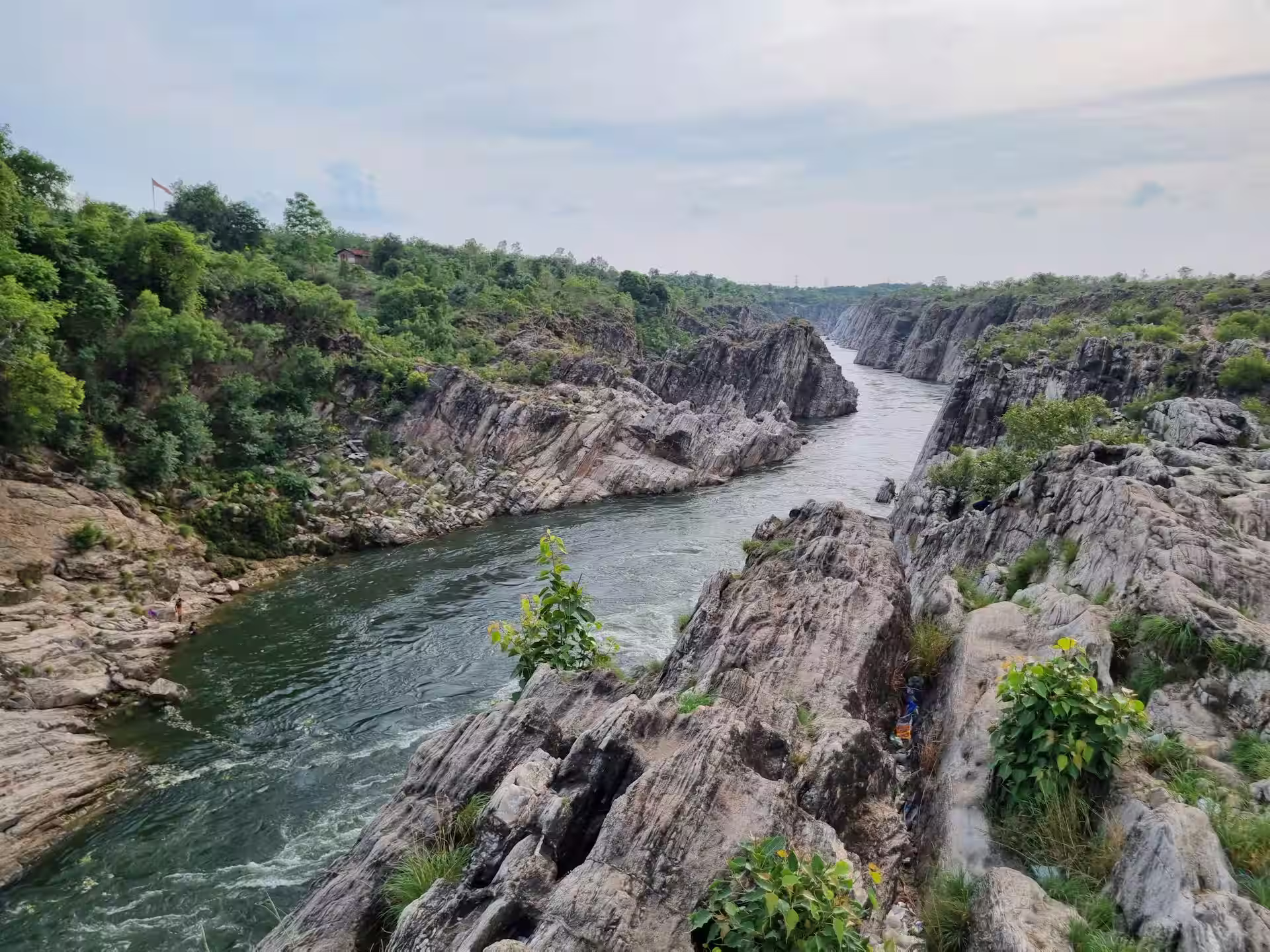 Marble Rocks in Bhedaghat