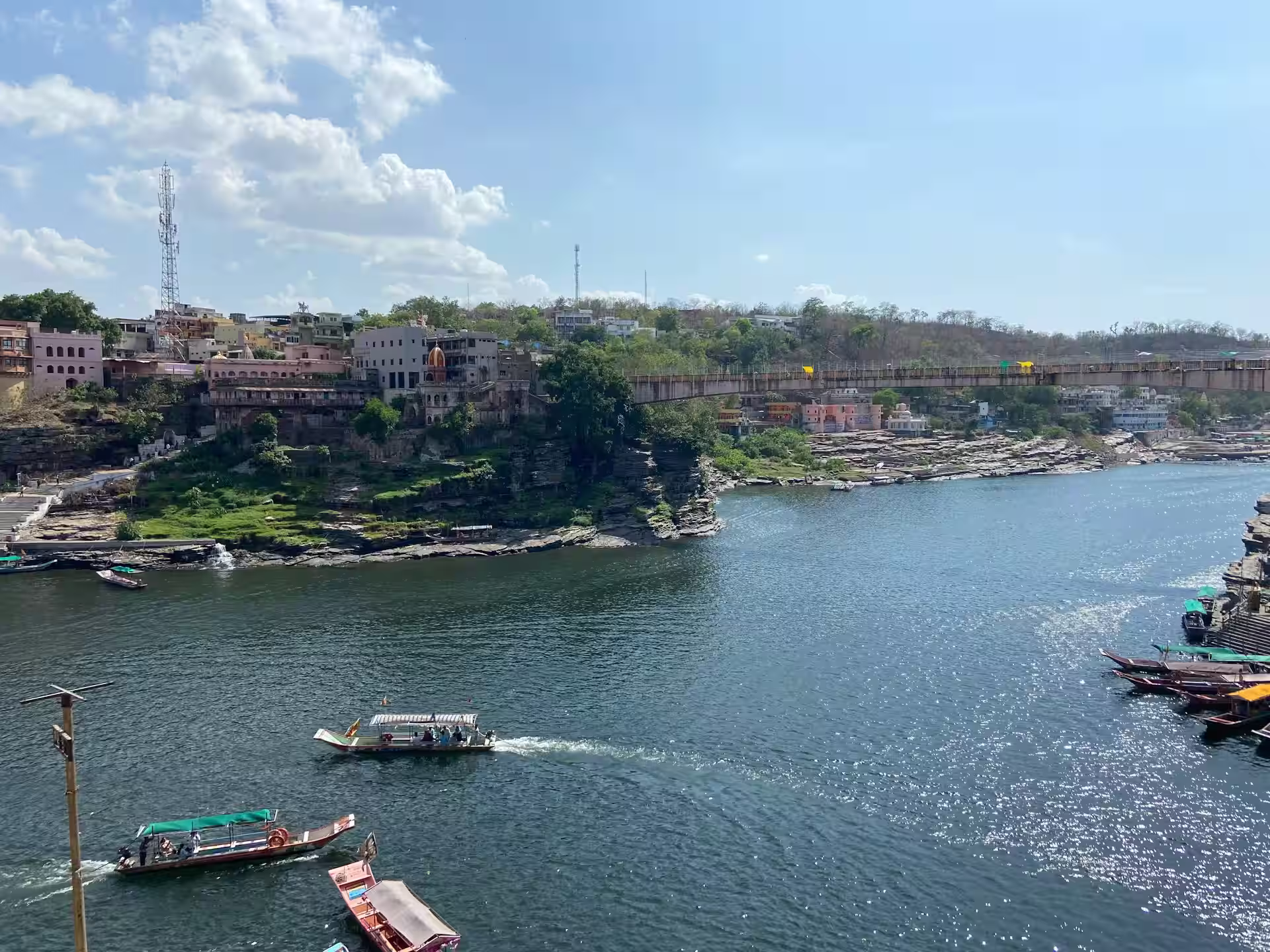 Parikrama on the Island in Omkareshwar
