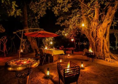 SYNA Tiger Resort Bush Dining Area