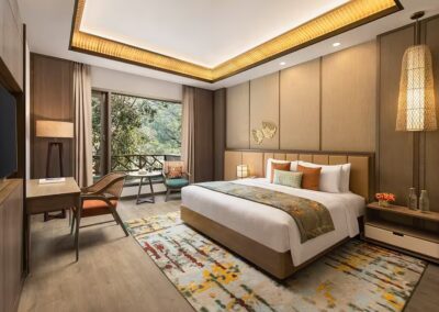 Taj Corbett Resort Bedroom