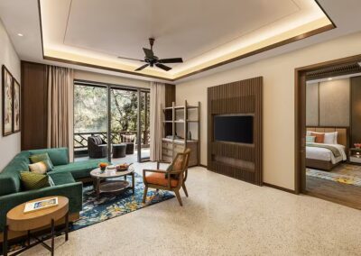 Taj Corbett Resort Room Interior