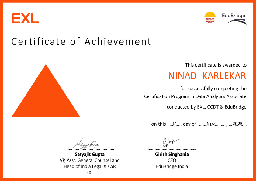 certificate details