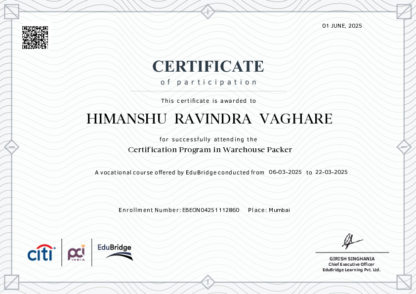 certificate details