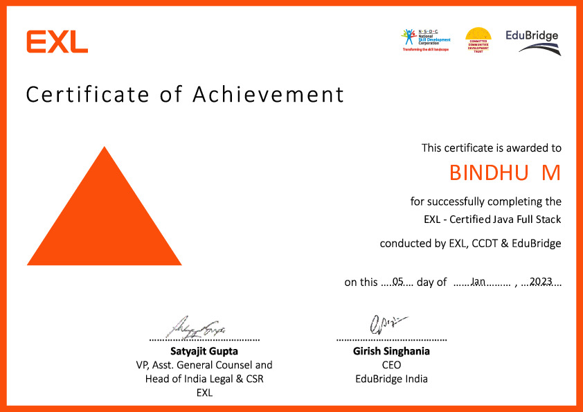 certificate details