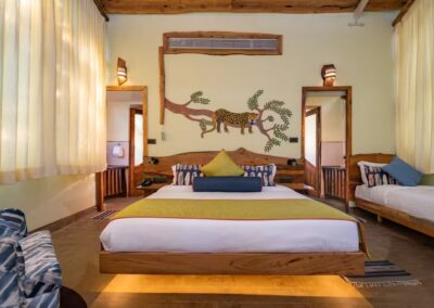 Kanha Jungle Camp Luxury Cottage Room
