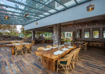 Riverwoods Kanha Tilao Restaurant Seating