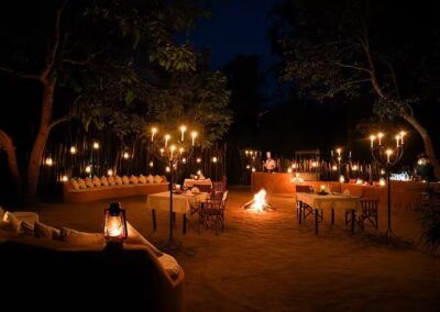 Singinawa Jungle Lodge Bonfire