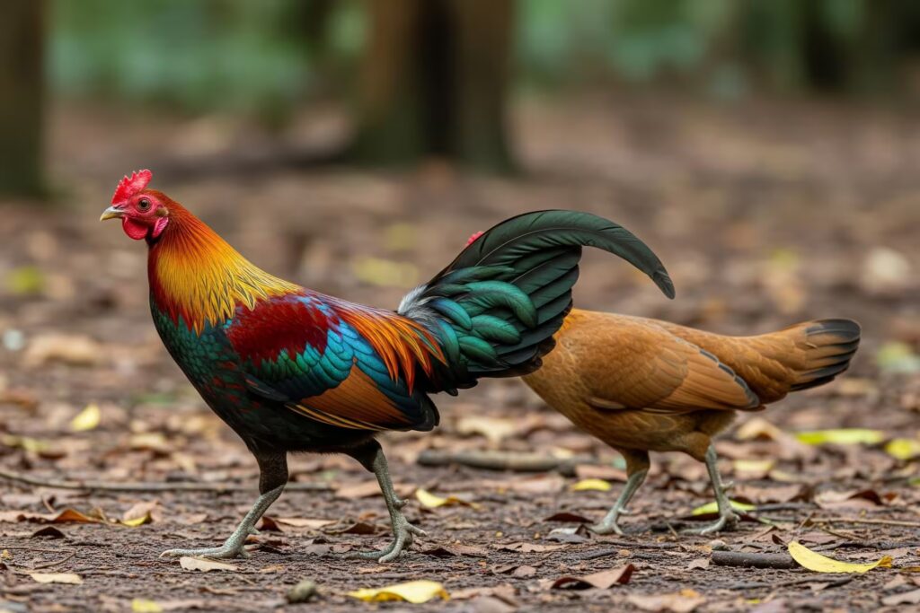 Red Junglefowl in Kanha
