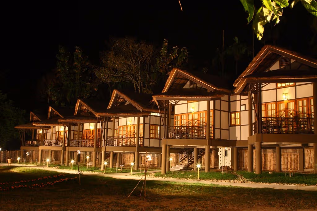 Infinity Kaziranga Wilderness Room Exterior Night