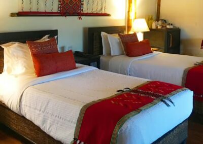 Diphlu River Lodge Twin Bedroom