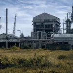 भोपाल गैस त्रासदी 1984 में यूनियन कार्बाइड फैक्ट्री का दृश्य