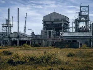 भोपाल गैस त्रासदी 1984 में यूनियन कार्बाइड फैक्ट्री का दृश्य