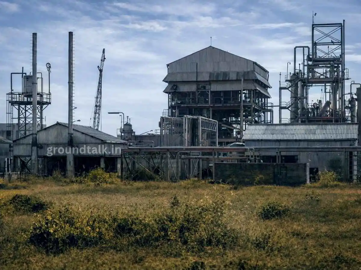 भोपाल गैस त्रासदी 1984 में यूनियन कार्बाइड फैक्ट्री का दृश्य