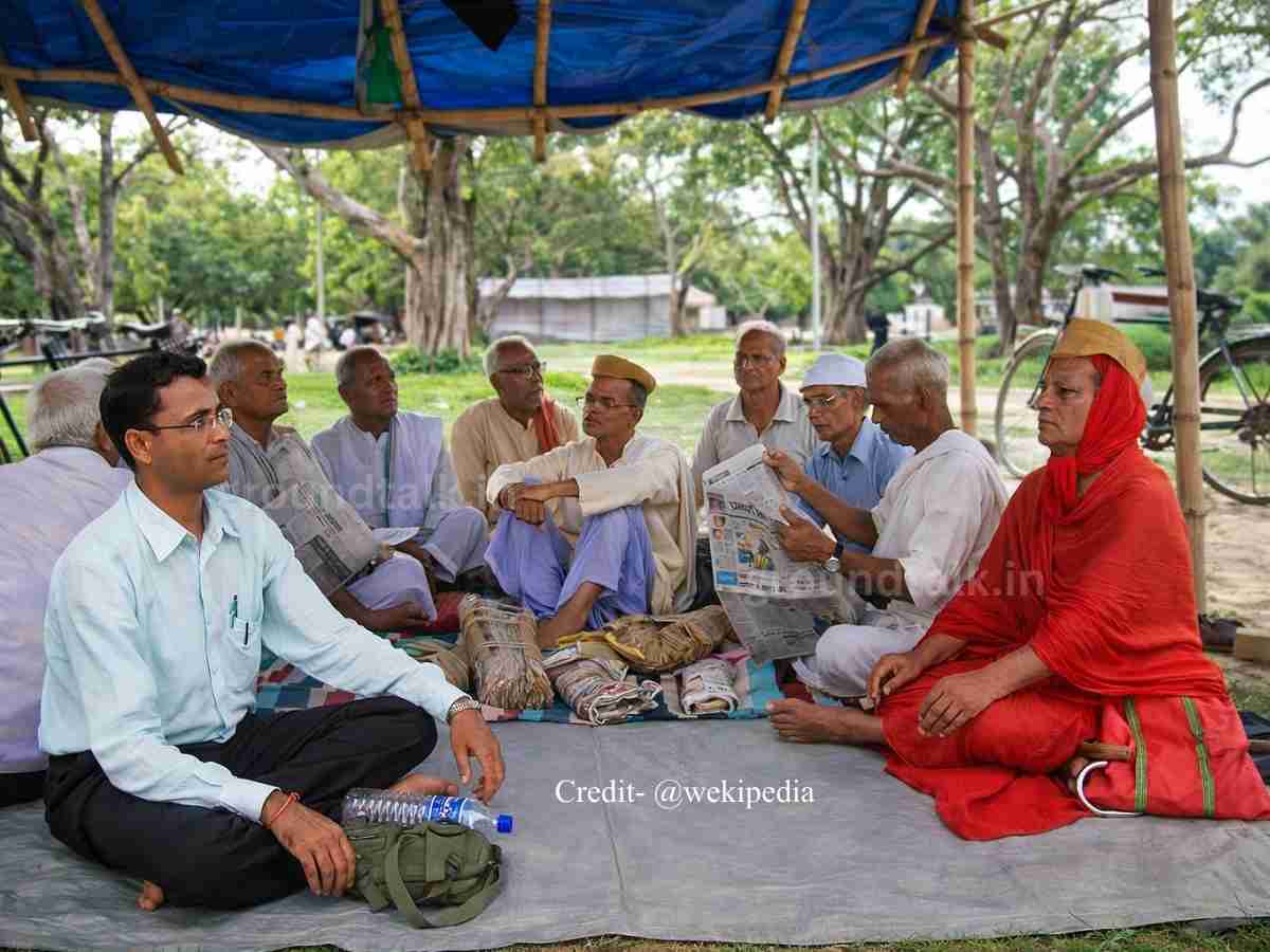 सौराठ सभा में पांव पखार की पारंपरिक रस्म