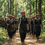 Jharkhand tribal women hunting festival