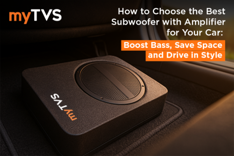 subwoofer with amplifier for car