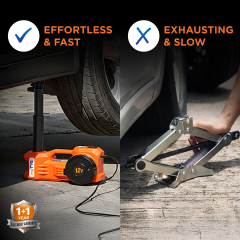 Buy myTVS TJ-66 3-Ton Electronic Car Jack with Tyre Inflator | Heavy-Duty Kit