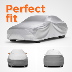 Buy Universal Size myTVS  Car Body Cover with Mirror Pockets at Lowest Price
