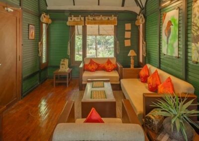 Tendu Leaf Jungle Resort Lounge Area