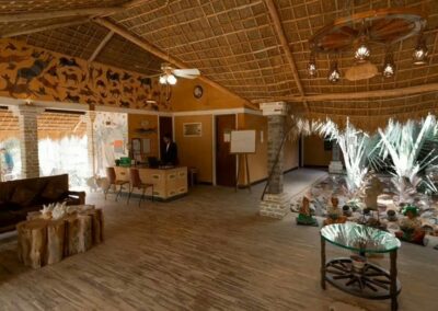 Tendu Leaf Jungle Resort Reception Area