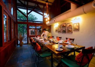Pench Tree Lodge Dinning