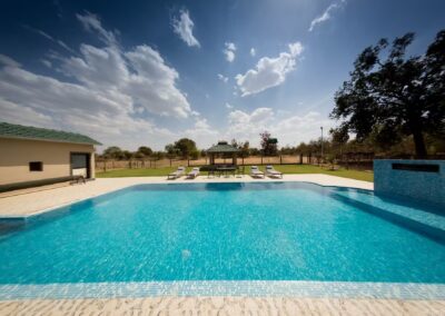 Village Machaan Resort Swimming Pool View