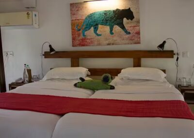 Jamtara Wilderness Camp Comfortable Bed