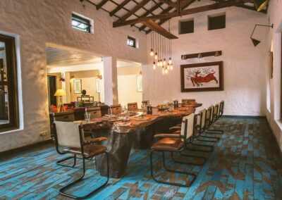 Jamtara Wilderness Camp Dining Area