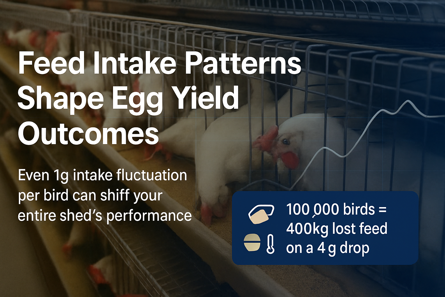 How Feed Intake Patterns Impact Daily Egg Yield in Large Layer Farms