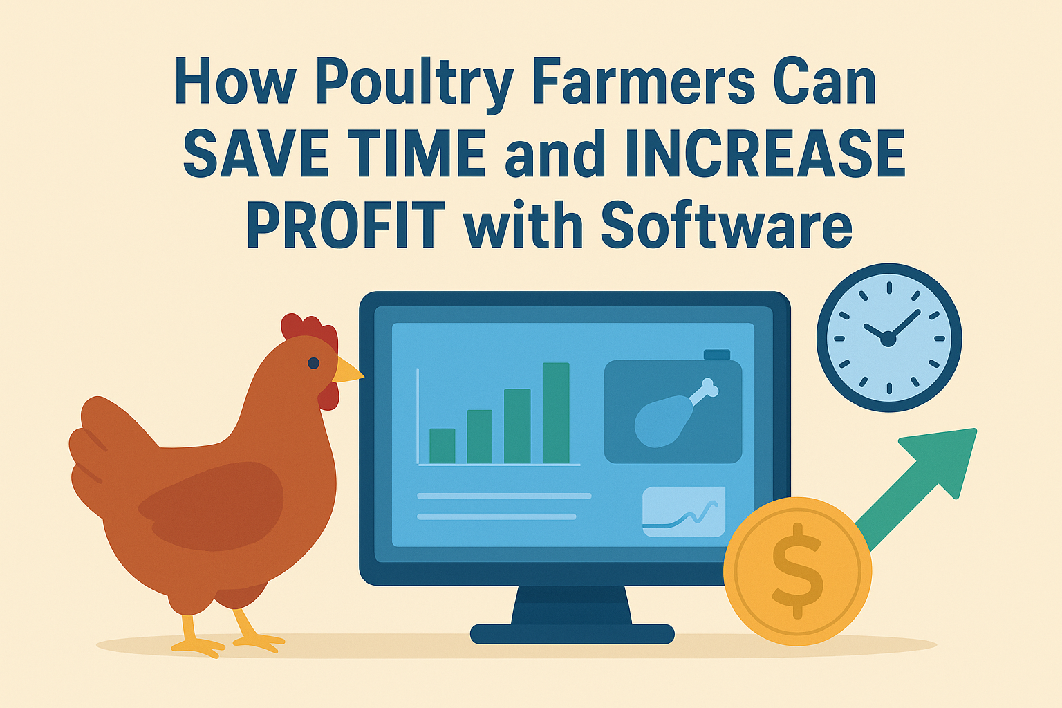 How Poultry Farmers Can Save Time and Increase Profit with Software